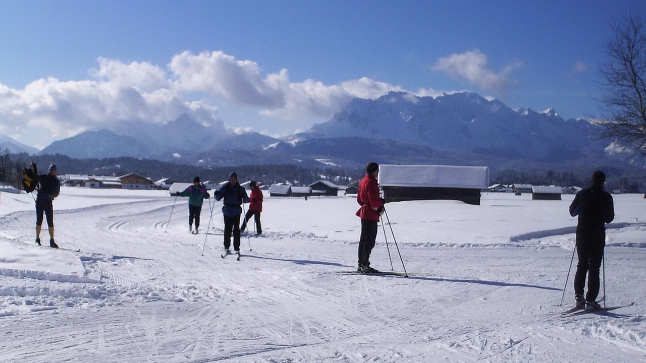 Winterimpressionen vor Wettesteinmassiv Winterimpressionen vor Wettesteinmassiv